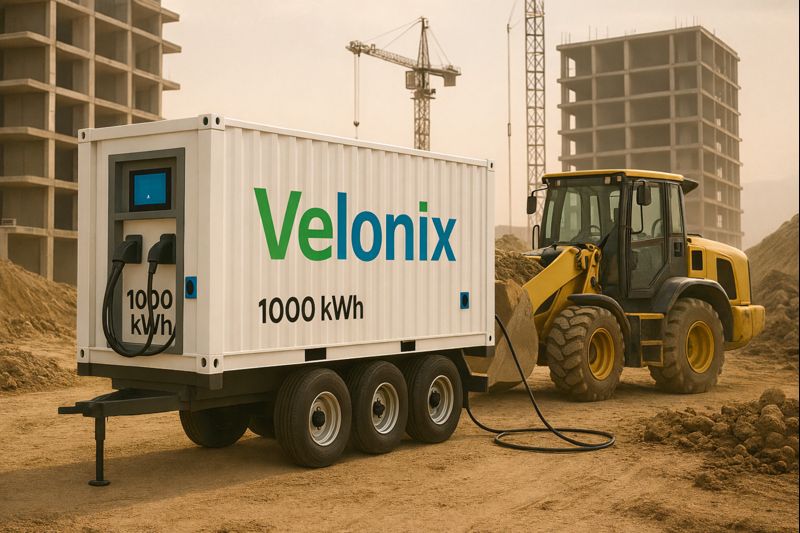 1000kwh/480kw mobile ev charge station